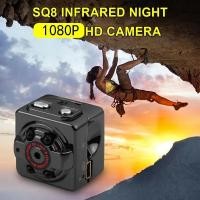 ราคา SQ8 HD 1080P Micro กล้องกล้องวิดีโอบันทึกภาพกระเป๋าขี่กล้องแม่เหล็กกลับคลิปกีฬา Cam (51908059154)