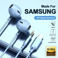 ราคา ผู้ซื้อหลายพันสําหรับ Samsung HIFI Surround Sound In Ear USB Type C หูฟัง 3 5 มม พร้อมสายเคเบิลควบคุมและที่อุดหูแบบมีสายสําหรับ Galaxy S24 S23 S22 หูฟังแบบมีสายพิเศษ (51510222659)
