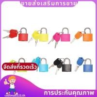 ราคา 8 แพ็คล็อคกุญแจขนาดเล็กพร้อมกระเป๋าเดินทางยิมล็อคเกอร์ล็อคมินิกุญแจสีสันสดใสสําหรับโรงเรียนกลางแจ้งบ้าน coolmall123th (55760127396)