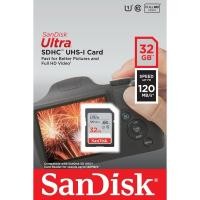 ราคา ส่งด่วน กทม SanDisk Ultra SD Card 32GB 64GB 128GB Class 10 Speed 120MB s 140MB s (27929214610)