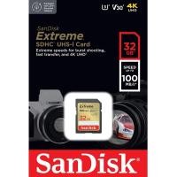 ราคา ส่งด่วน กทม SanDisk Extreme SDHC Card 32GB Speed Read 100MB s Write 60MB s 4K UHD (45306247140)