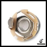 ราคา yoodada New 1 4 Mono Female Input Jack Plug Socket For Electric Guitar Bass Guitar Accessories (6207034366)
