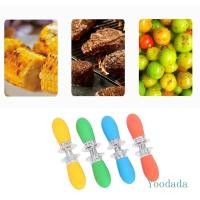 ราคา Yoo ซังข้าวโพดเกรดพินเหล็กไม่เป็นสนิมและวัสดุยางเทอร์โมพลาสติกครอบครัวอุปกรณ์บาร์บีคิวสําหรับเสิร์ฟข้าวโพดที่ปลอดภัย (54559606260)