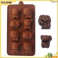 ราคา YU แม่พิมพ์ซิลิโคนสัตว์ Hippo Lion Bear Shape สบู่ช็อคโกแลตเค้ก DIY เครื่องครัว NG (46110710211)