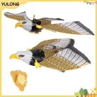 ราคา YU 1 ชิ้น Luminous Bird Repellent แขวน Eagle พร้อมเพลง Flying Bird Scarer Garden NG (46510318441)