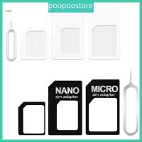 ราคา Poop 4 in 1 แปลงสําหรับ Nano SIM Card เป ็ น Micro Standard Adapter สําหรับสมาร ์ ทโฟน 4G 5G (25431703622)