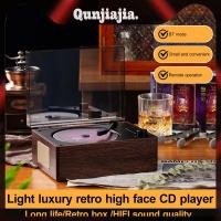 ราคา Retro CD Player ชาร์จสนับสนุน CD BT USB 3 5 มม AUX Home เครื่องเล่นเพลงบลูทูธ 5 0 Desktop CD Player Home Decor (48257469550)