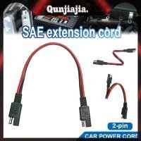ราคา 2 Pin SAE Power สายไฟต่อสายไฟอัตโนมัติ 14AWG Quick Disconnect Wire SAE Connector SAE Power Vehicle Extension Cable (58010482631)