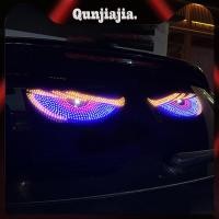 ราคา 2 ชิ้น LED รถแบบไดนามิก Devil Eye Light สติกเกอร์ USB รถด้านหน้าด้านหลังกระจก 11 โหมดตกแต่งรถ Devil Eye Light อุปกรณ์เสริมอัตโนมัติ (55110487832)