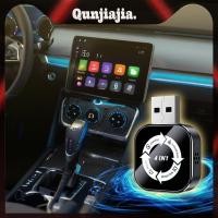 ราคา Wired To Wireless Carplay Android Auto Smart Mini Adapter Box USB Plug and Play 4 In 1 Dongle BT WiFi สําหรับ OEM Wired CarPlay Android Auto Car Systems (50660487502)