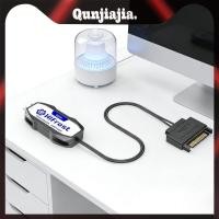 ราคา 5V 3Pin RGB PC พัดลม Controller SATA Power คอมพิวเตอร์ ARGB พัดลม Hub หลายโหมดแสงสําหรับคอมพิวเตอร์พัดลม LED Light Bar (45359294403)