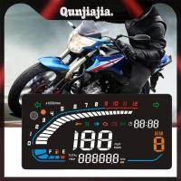ราคา LED Digital Motorcycle Speedometer Tachometer เครื่องวัดระยะทางอุปกรณ์เสริมรถจักรยานยนต์ (57160487060)