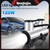 ราคา ปั๊มลมรถยนต์แรงดันสูงจอแสดงผล LCD เครื่องเติมลมยางไฟฟ้าพร้อมไฟ LED ปั๊มยางรถยนต์ดิจิตอลเครื่องเติมลมยางแบบพกพา (52510550434)