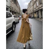 ราคา ใหม่ ชุดเดรสแม็กซี่ยาว แขนกุด คอสี่เหลี่ยม โอเวอร์ไซซ์ สไตล์เกาหลี สําหรับผู้หญิง พร้อมส่ง (25669280298)
