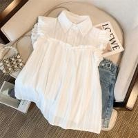 ราคา เสื้อแขนกุดสีขาวสไตล์เกาหลีสำหรับผู้หญิง สุภาพและสวมใส่ง่าย (40957560032)