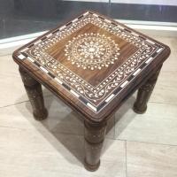 ราคา โต๊ะไม้ 14x14 นิ้วถอดประกอบได้Handmade (2782694427)