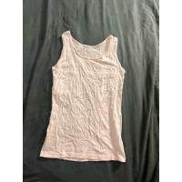ราคา เสื้อกล้าม มือสอง อก28 30 แขนกุด สีชมพูอ่อน (53809046210)