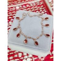 ราคา สร้อย ข้อมือ นาคพลอยแดงสวยๆ (25390034107)