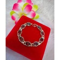 ราคา สร้อยข้อมือนาคพลอยแดง สร้อยนาค (20959139338)