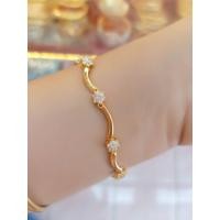 ราคา กำไล เศษ ทอง หุ้ม แฟชั่น เเต่งเพชร (43622817718)