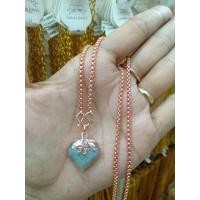 ราคา สร้อยคอ นาคพร้อมจี้หยกสวยๆคละลาย (29385336619)