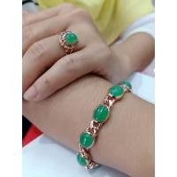ราคา สร้อยข้อมือนาคหยกแลพแหวนนาคหยก (29206846580)