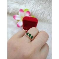 ราคา แหวน นาคข้อมะขามพลอยสีเขียว (28878074706)