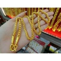 ราคา สร้อยคอทองชุบ ลายหางกระรอก (28679410804)