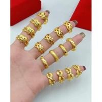 ราคา แหวนทองชุบ แฟชั่น คละแบบ (26080852573)