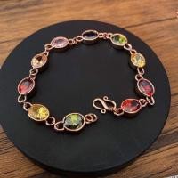 ราคา สร้อยข้อมือเศษนาคฝังพลอยนพเก้า (24936816887)