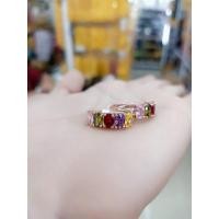 ราคา แหวนเศษนาคแท้หัวพลอยนพเก้า (22915927382)