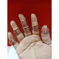 ราคา แหวนนาคพลอยสามสีมีไซส์ (22119065505)
