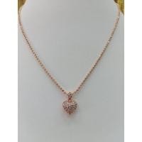 ราคา สร้อยคอนาคไข่ปลาห้อยจี้หัวใจฝังเพชรน่ารักๆ (18879891239)