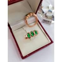 ราคา แหวนนาคข้อมะขามพลอยสีเขียว (22335542277)