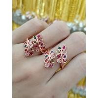 ราคา แหวนเศษนาคใบมะกอกฝังพลอยนพเก้า (22124924426)