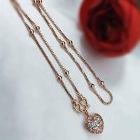 ราคา สร้อยคอนาคห้อยจี้หัวใจฝังเพชร (21766745550)