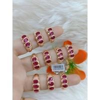 ราคา แหวนเศษนาคหัวทับทิมสีชมพู (23919063804)