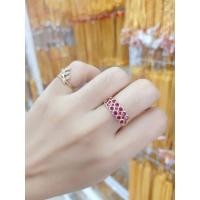 ราคา แหวนเศษนาคหัวพลอยทับทิมไข่ปลา (23874452506)
