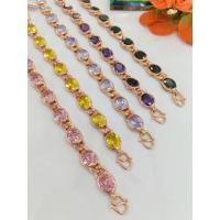 ราคา สร้อยข้อมือเศษนาคแท้พลอยคละสี (22342324064)
