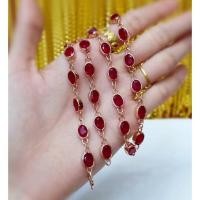 ราคา สร้อยคอพลอยทับทิมสีชมพู สร้อยคอพลอย (23105173239)