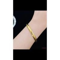 ราคา กำไลทองหุ้มลายจีนไม่ลอก (29505815316)