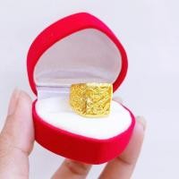 ราคา แหวนทองหุ้มลายมังกรหนัก1บาท (29264844317)
