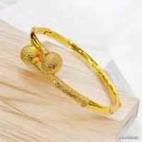 ราคา กำไลเศษทองหุ้มหัวกลมพ่นทราย (28511552851)