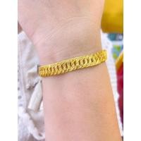 ราคา สร้อยข้อมือหุ้มเศษทองแท้หนัก 2 บาทคละแบบ (27818296526)