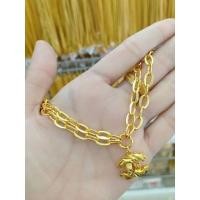 ราคา สร้อยข้อมือชุบทอง สร้อยข้อมือ (20839556144)