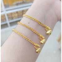 ราคา สร้อยข้อมือเศษทองหุ้มน้ำหนัก2สลึง (25801395210)