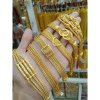 ราคา สร้อยข้อมือเศษทองน้ำหนัก2บาทคละแบบ (23009662605)