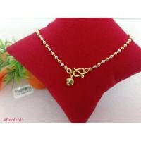 ราคา สร้อยข้อเท้า2สีเศษทองคละแบบ (22521389538)