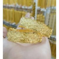 ราคา กำไลเศษทองหุ้มลายดอกไม้ (22490082351)