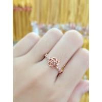 ราคา แหวนนาคลายดอกไม้ฝังเพชร (21461103648)